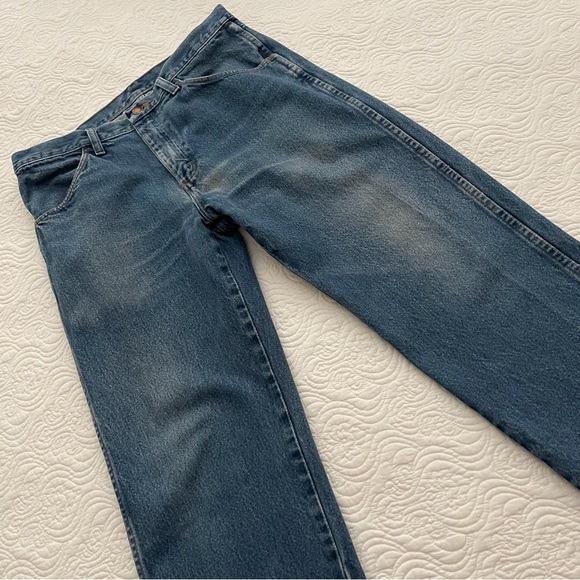 Rustler Men's Blue Denim Jeans Size 33x30 100% Cotton RN130273 - Picture 6 of 15